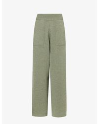 Barrie - X Sofia Coppola Straight-leg High-rise Cashmere Trousers - Lyst