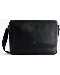 Ted Baker - Conell Logo-embossed Leather Messenger Bag - Lyst