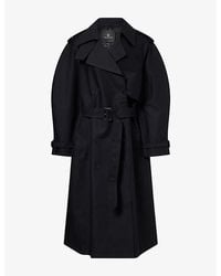 Anine Bing - Pascale Cotton Maxi Trench Coat - Lyst