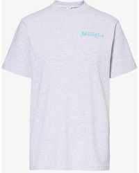 Sporty & Rich - Rizzoli Brand-print Cotton-blend T-shirt - Lyst