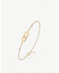 Messika - Move Uno 18ct Yellow-gold And Diamond Bracelet - Lyst