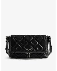 Zadig & Voltaire - Rocky Ii Xl Leather Shoulder Bag - Lyst