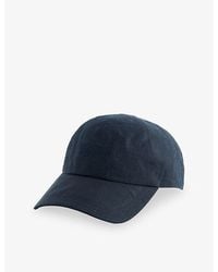 Orlebar Brown - Barney Embroidered Linen Baseball Cap - Lyst