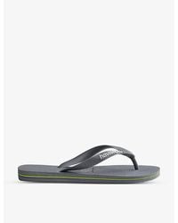 Havaianas - Brazil Logo-Embossed Rubber Flip Flops - Lyst