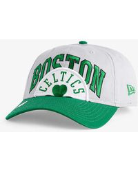 KTZ - 9twenty Boston Celtics Brand-embroidered Cotton-twill Cap - Lyst