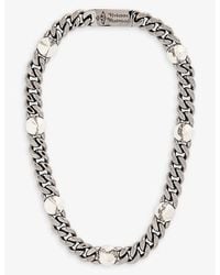 Vivienne Westwood - Elettra Stud-embellished Brass Necklace - Lyst