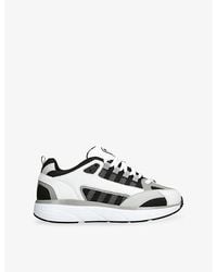 Cleens - Hyper Leather And Mesh Trainers - Lyst