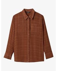 Whistles - Checked Long-Sleeved Woven Shirt - Lyst