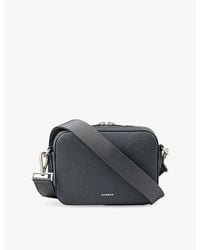 Sandro - Logo-Embellished Leather Cross-Body Bag - Lyst