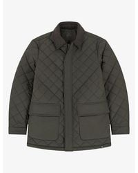 BOGGI - Padded Patch-Pocket Woven Peacoat - Lyst
