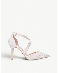 Carvela Kurt Geiger - Kross Gemstone-embellished Suedette Sandals - Lyst