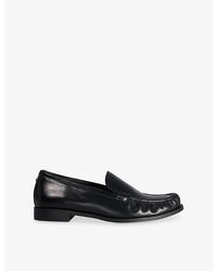 Dune - Grates Leather Loafers - Lyst