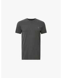 AllSaints - Tonic Logo-Embroidered Slim-Fit Cotton T-Shirt - Lyst