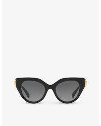 Gucci - Gc002117 gg1408s Cat-eye-frame Acetate Sunglasses - Lyst