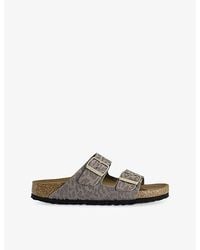 Birkenstock - Arizona Two-Strap Faux Suede Sandals - Lyst