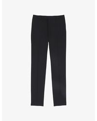 Sandro - Berkeley Slim-Fit Tapered Wool Trousers - Lyst