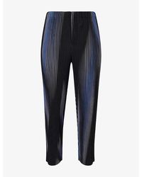 Homme Plissé Issey Miyake - Blend Of Lights Knitted Trousers - Lyst