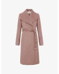 Phase Eight - Nicci Belted Wool-Blend Coat - Lyst