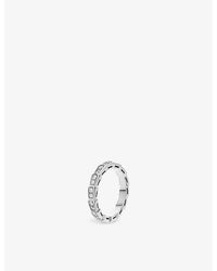 BVLGARI - Serpenti Viper 18Ct- And 0.45Ct Brilliant-Cut Diamond Ring - Lyst