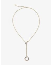 Cartier - Trinity 18Ct, Rose And And 0.34Ct Diamond Pendant Necklace - Lyst