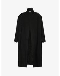 Fear Of God - Relaxed-fit Stand-collar Wool And Cotton-blend Coat - Lyst