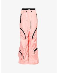 P.E Nation - Saroma Wide-leg Mid-rise Recycled-polyester Ski Trouser - Lyst
