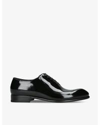 ZEGNA - Vienna Whole-Cut Patent-Leather Oxford Shoes - Lyst