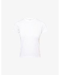 FRAME - The Baby Short-Sleeves Cotton-Jersey T-Shirt - Lyst