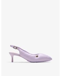Clarks X Martine Rose - Martine Rose X Clarks Sling 1 Padded Heeled Leather Courts - Lyst