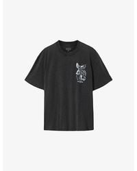 AllSaints - Seraph Graphic-Print Cotton T-Shirt - Lyst