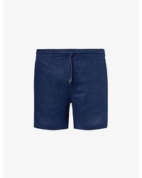 Polo Ralph Lauren - Newport Vy Classic-fit Mid-rise Linen Shorts - Lyst