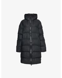 Rains - Alta Hooded Long Puffer Jacket - Lyst