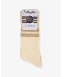Pantherella - Spirit Socks Sports-Lux Cotton-Blend Crew Socks - Lyst