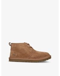 UGG - Neumel Logo-Debossed Suede Chukka Boots - Lyst