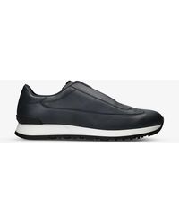 John Lobb - Vy Lift Leather Low-top Trainers - Lyst