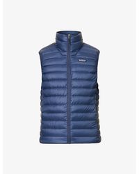 Patagonia - New Vy Padded Brand-patch Recycled-nylon Down Gilet - Lyst