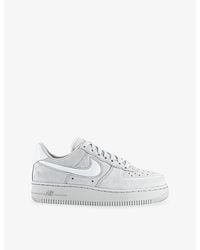 Nike - Air Force 1 '07 Suede And Canvas Trainers - Lyst