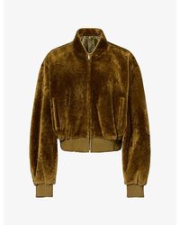 Arma - Azra Reversible Velvet Bomber Jacket - Lyst
