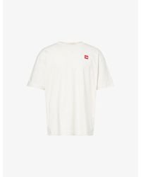 The North Face - Redbox Logo-Patch Cotton T-Shirt - Lyst