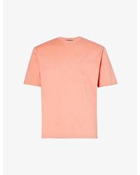 Palm Angels - Monogram Brand-patch Cotton-jersey T-shirt - Lyst