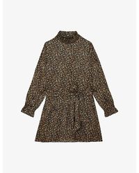 Reiss Darcy Dress in Natural | Lyst