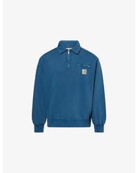 Carhartt - Detroit Half-Zip Cotton Sweatshirt - Lyst