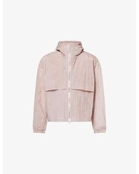 Summit - Cold Wash Hooded Woven Jacket - Lyst