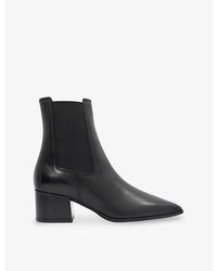 Dune - Pimo Chisel Leather Chelsea Ankle Boots - Lyst