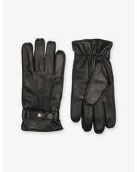 Dents - Tetbury Three-Point Cashmere-Lined Leather Gloves - Lyst