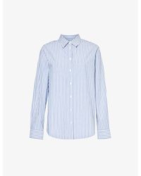 Samsøe & Samsøe - Samadisoni Striped Recycled Cotton-blend Shirt - Lyst
