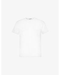 COMME DES GARÇONS PLAY - Brand-Patch Crew-Neck Regular-Fit Cotton-Jersey T-Shirt - Lyst