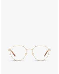 Gucci - gg0942o Round-frame -tone Optical Glasses - Lyst