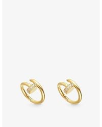Cartier - Juste Un Clou 18Ct- And 0.56Ct Brilliant-Cut Diamond Cufflinks - Lyst