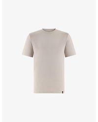 BOGGI - Crewneck Stretch Pima Cotton T-Shirt - Lyst